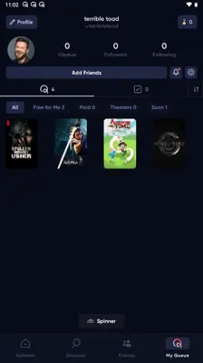 Queue - What to Watch android App screenshot 2